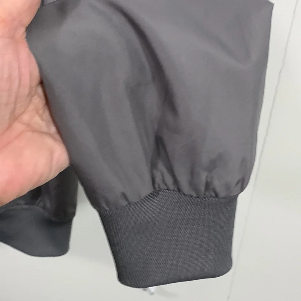 INSO collection bomber jacket in gray, nylon material Size *XL see measurements - Picture 3 of 8